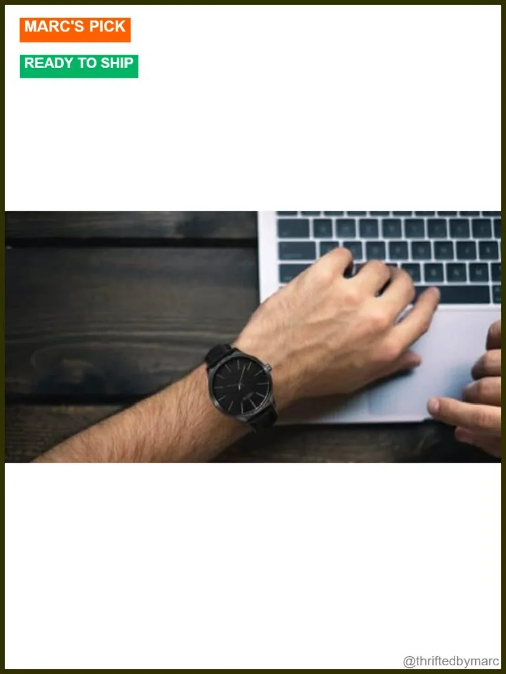 Ultra-Thin Minimalist Waterproof Dress Watch with Leather Band
